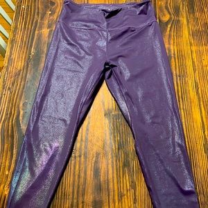 Sparkly Purple Wodbottom Leggings